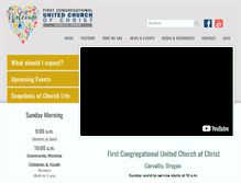 Tablet Screenshot of corvallisucc.org